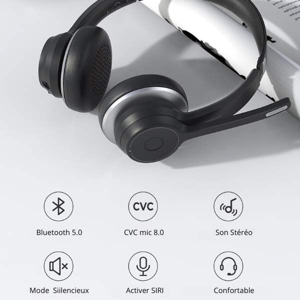 Casque Bluetooth Double Microphone - NoteWork