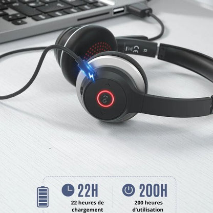 Casque Bluetooth Double Microphone - NoteWork